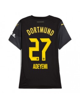 Borussia Dortmund Karim Adeyemi #27 Auswärtstrikot für Frauen 2024-25 Kurzarm